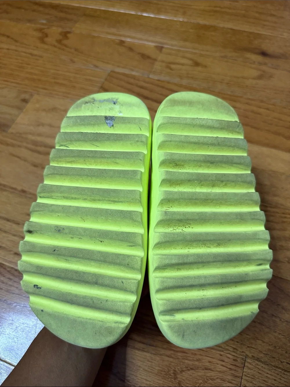 Adidas Yeezy Slide Kids Green Slides